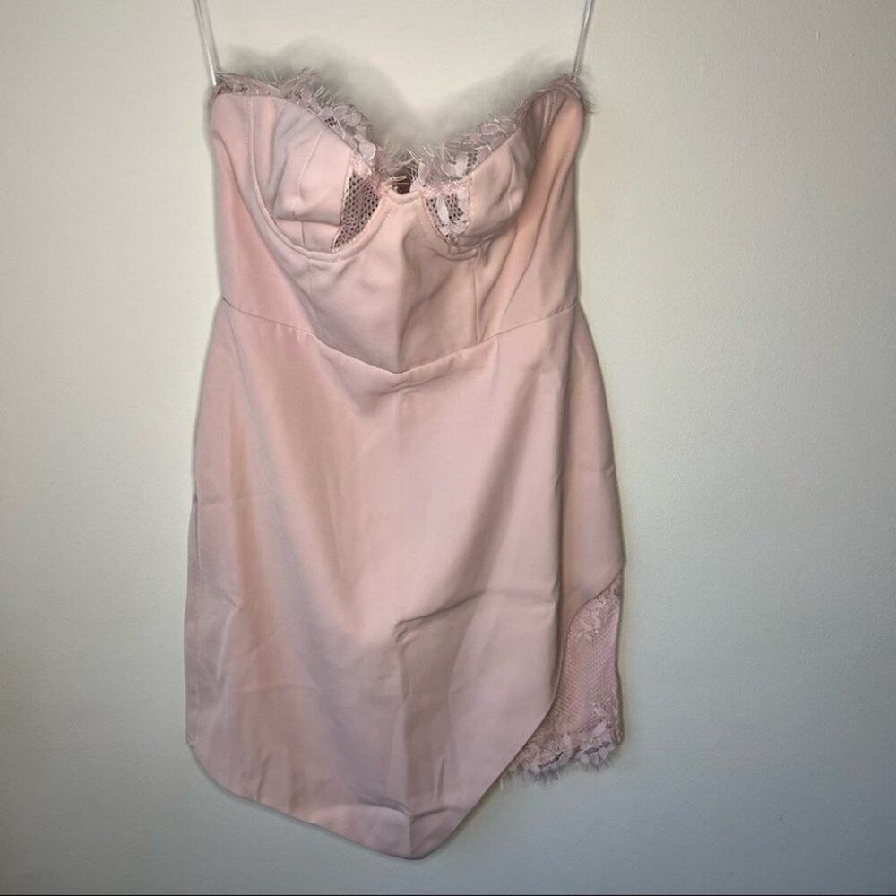 NBD Illusion Lace Mini Dress -Make Me Wanna Size XS Extra Small - Picture 2 of 10